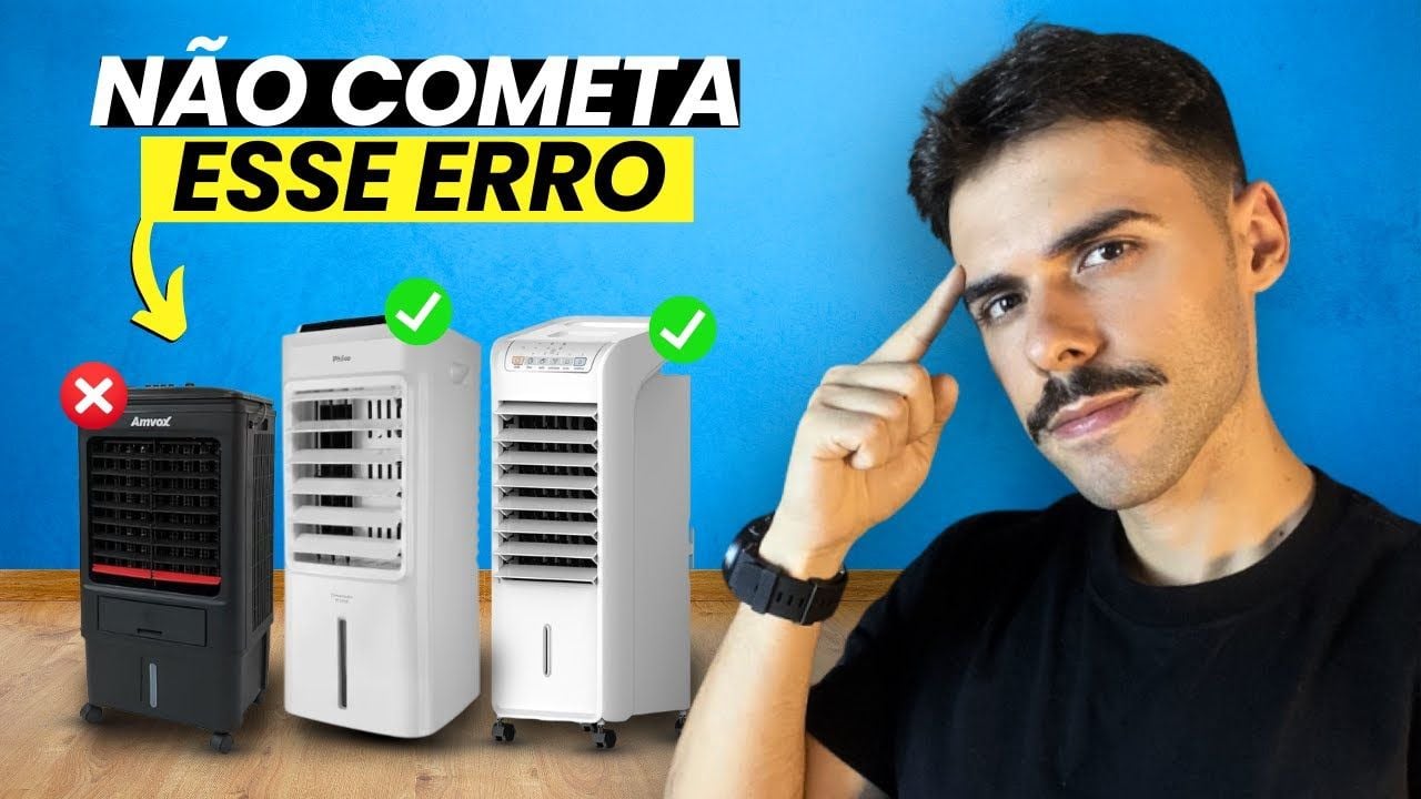 Vídeo com os 5 melhores climatizadores de ar de 2026