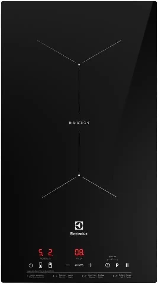 Cooktop de indução Electrolux IE6LP de 4 zonas com PowerBoost