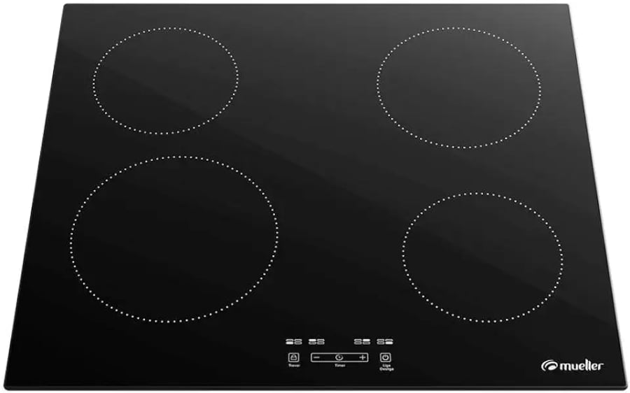 Cooktop de indução Mueller 4 bocas com turbo MCI014BG1 preto
