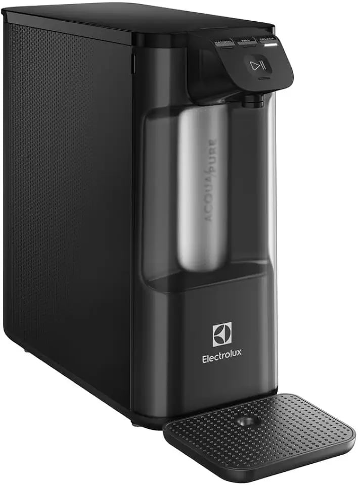 Purificador de água Electrolux PE12P preto com água gelada e natural