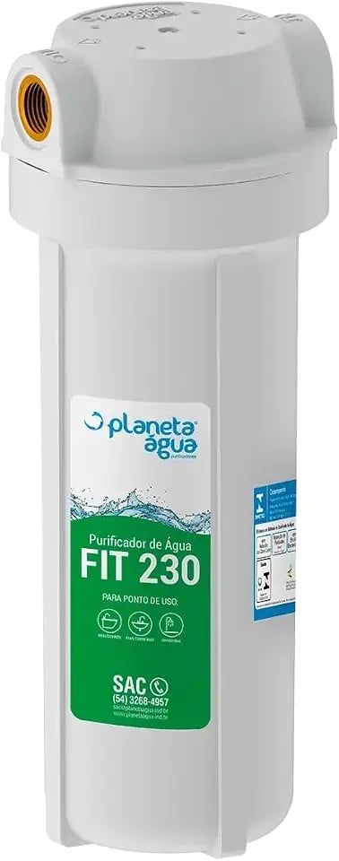 Purificador de água FIT 230 com rosca 3/4 branco