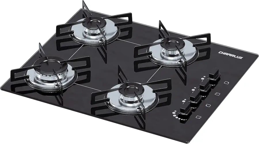 Cooktop 4 bocas Chamalux Ultra Chama bivolt com trempe