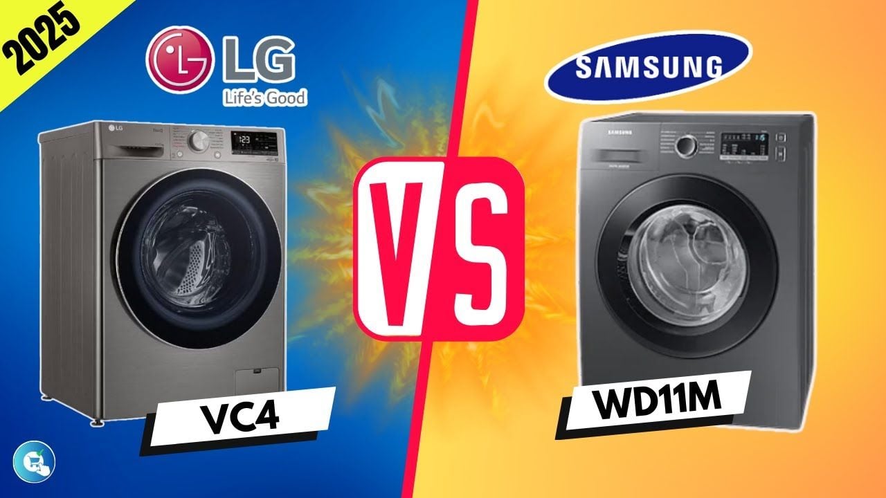 Vídeo comparando lava e seca Samsung e LG