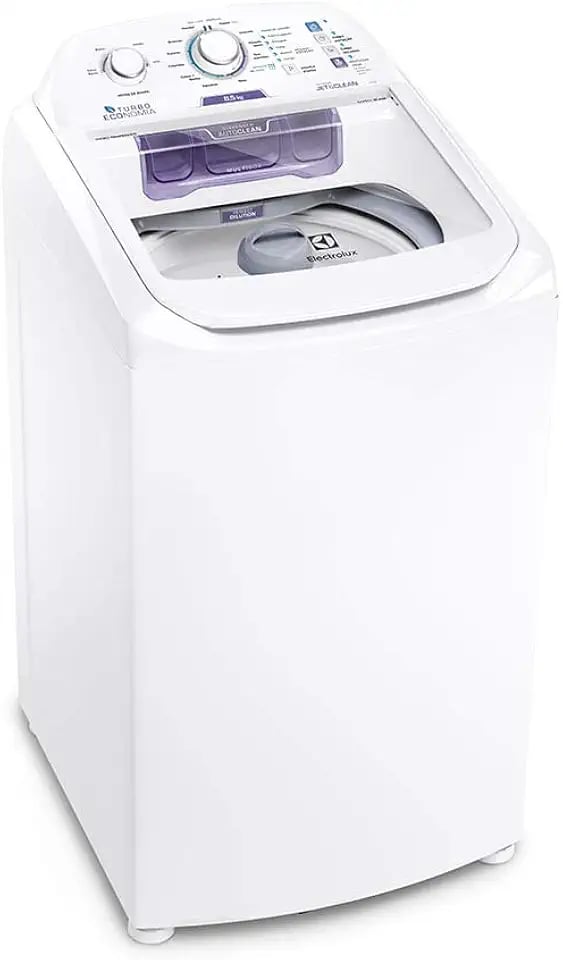 Máquina de lavar Electrolux 8,5kg branca Turbo Economia com Jet&Clean