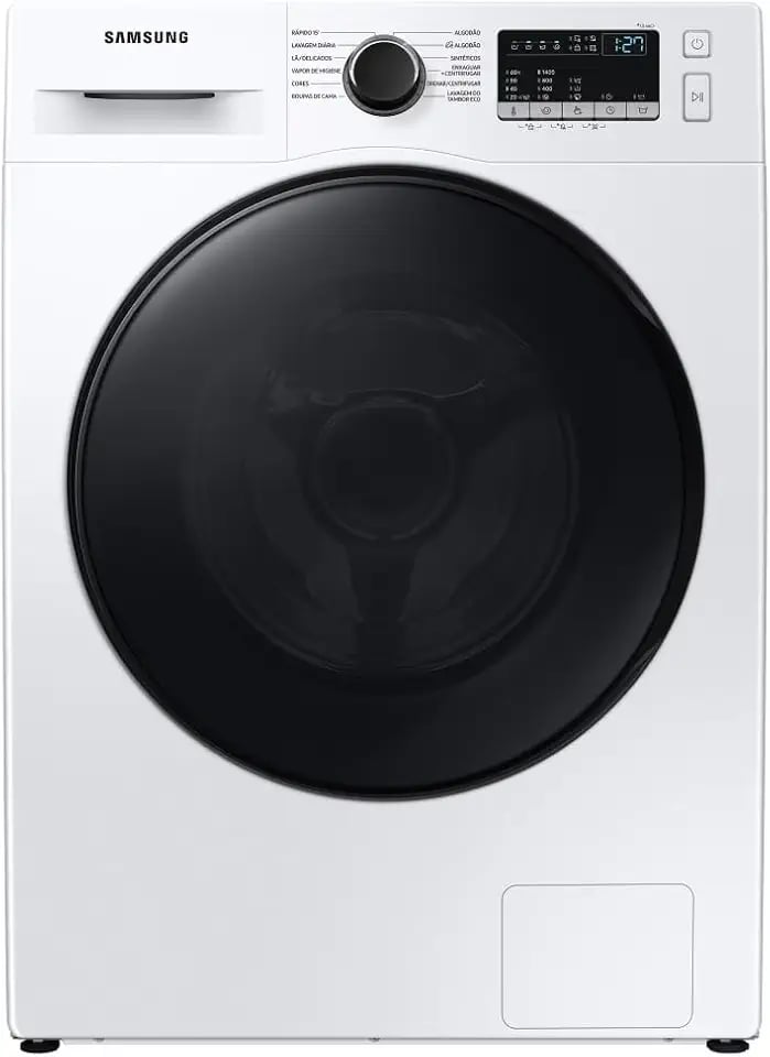 Lavadora frontal Samsung WW11T branca 11kg com porta Black