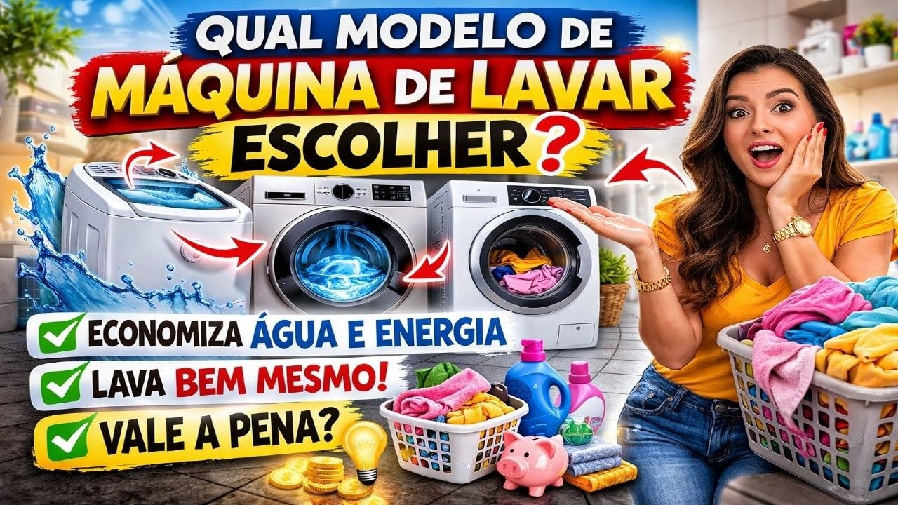 Vídeo guia completo para escolher máquina de lavar