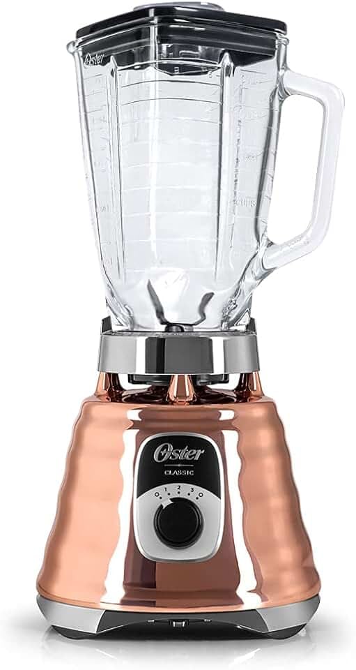 Liquidificador Oster New Osterizer Clássico BLST4128 com jarra de vidro e base metálica