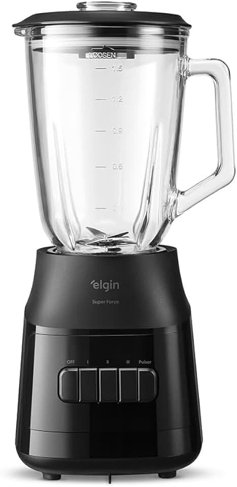 Liquidificador Elgin Super Force 900W com jarra de vidro de 1,9 litro