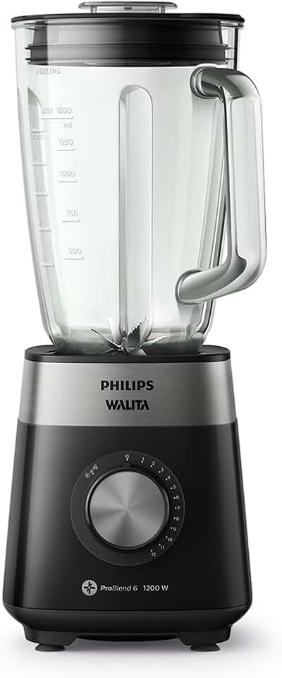 Liquidificador Philips Walita Série 5000 RI2242 com jarra de vidro de 2 litros