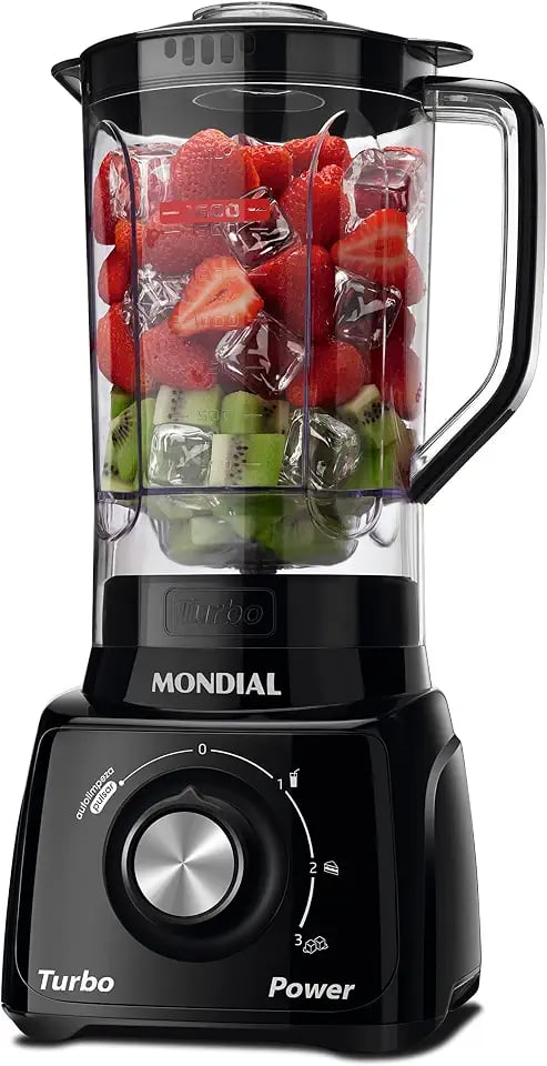 Liquidificador Mondial Turbo Power L-99 preto 550W