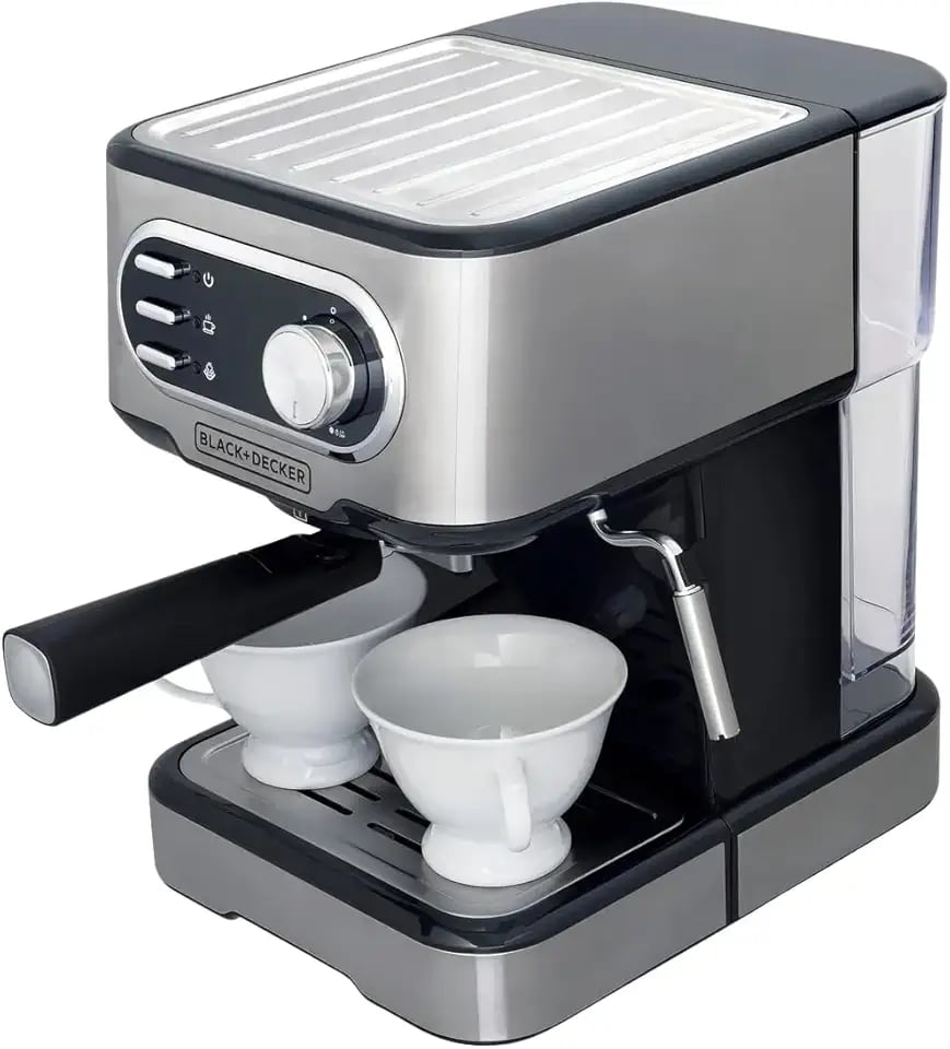 Cafeteira elétrica Black+Decker compatível com cápsulas