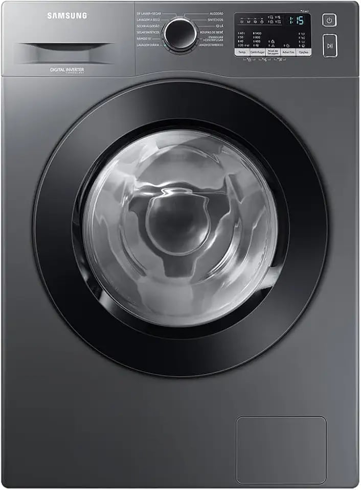 Lava e seca Samsung WD11M Digital Inverter inox look 11kg