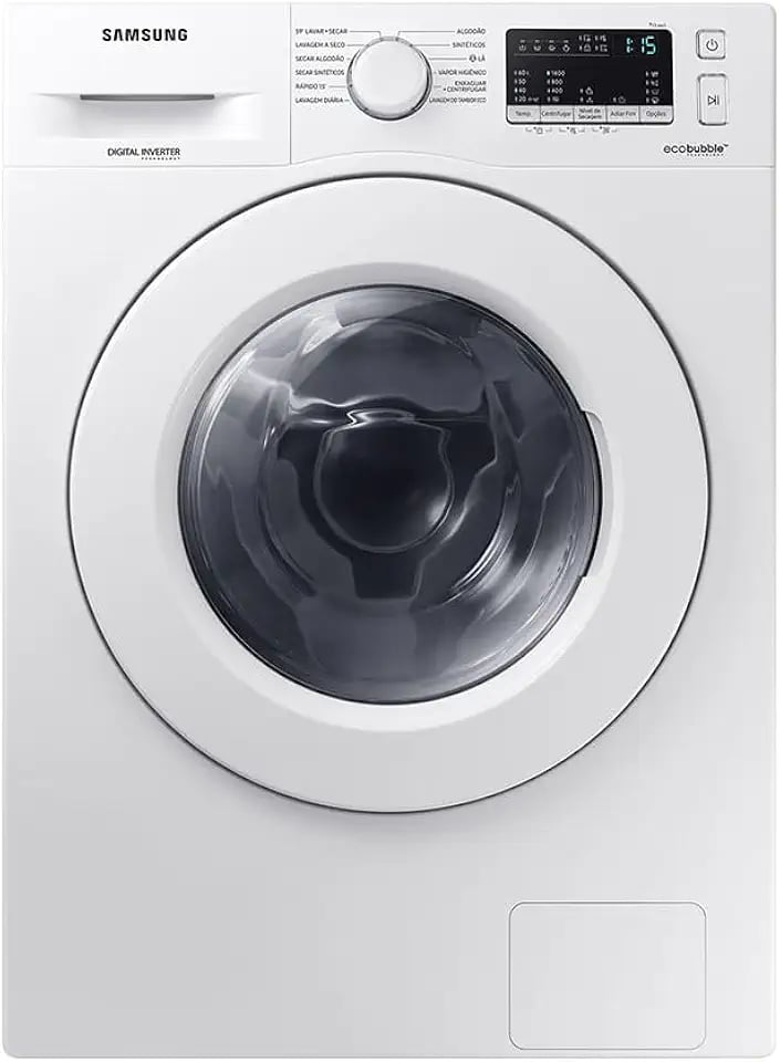 Lava e seca Samsung WD10M Ecobubble branca 10,1kg