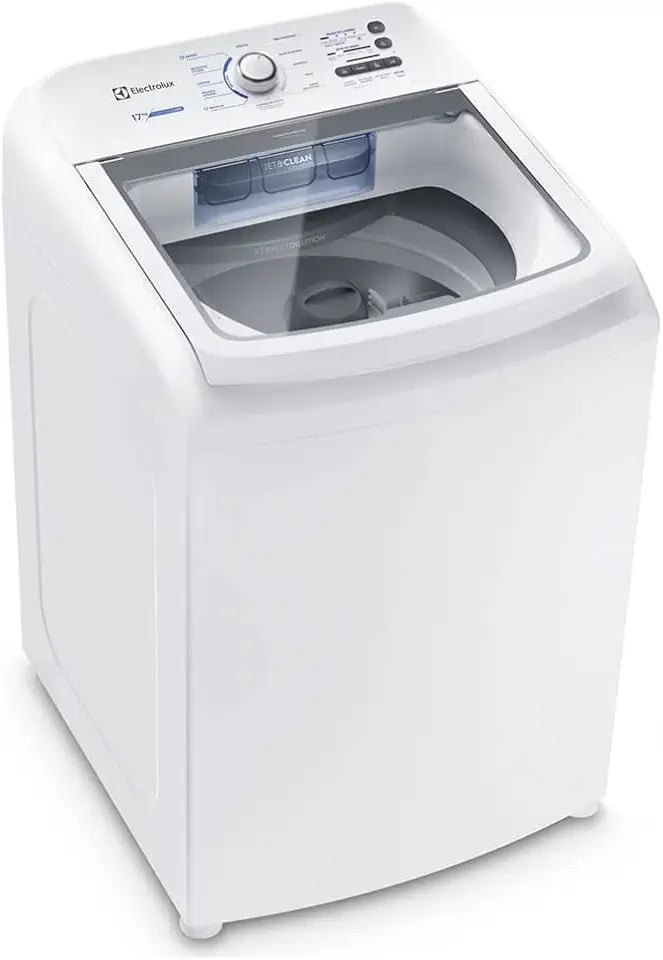 Máquina de lavar Electrolux 17kg Essential Care com cesto inox e Ultra Filter