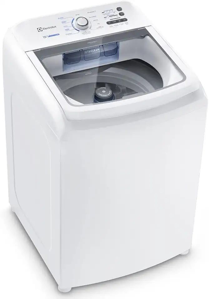 Máquina de lavar Electrolux 15kg Essential Care com cesto inox