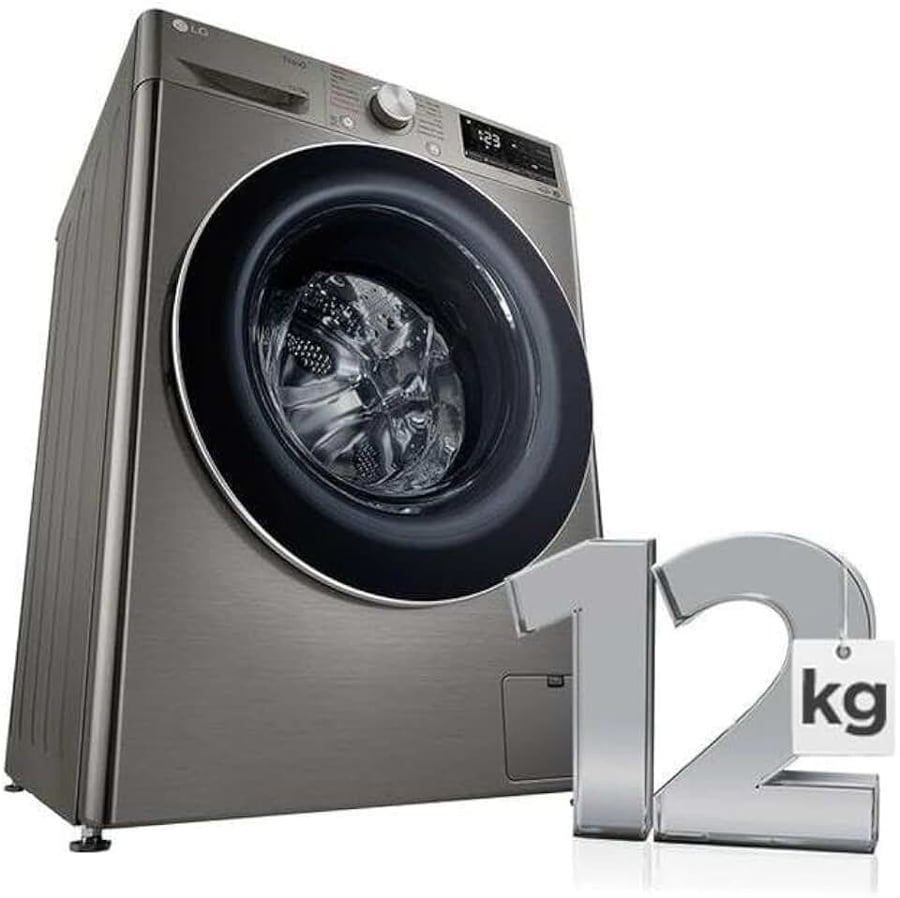 Lava e seca LG VC4 12kg versão 110V com inteligência artificial AI DD