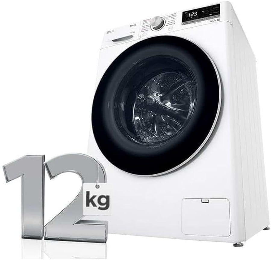 Lava e seca LG VC4 12kg branca versão 220V com inteligência artificial AI DD