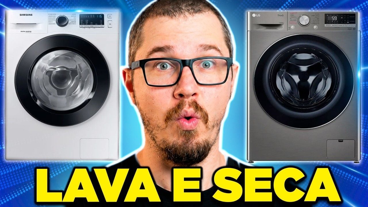 Vídeo com ranking das melhores lava e seca de 2026