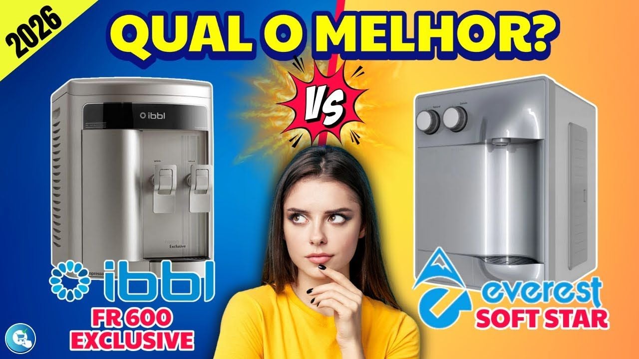 Vídeo comparando o purificador Soft Star com outra marca