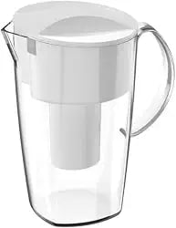 Jarra purificadora de água 1 litro branca da linha Clear Fresh