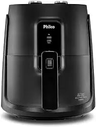 Air fryer Gourmet Philco 4,4 litros preta de 1500W