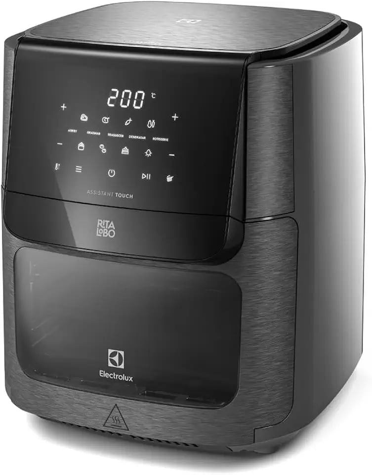 Electrolux air fryer forno EAF90 12 litros grafite com espeto giratório