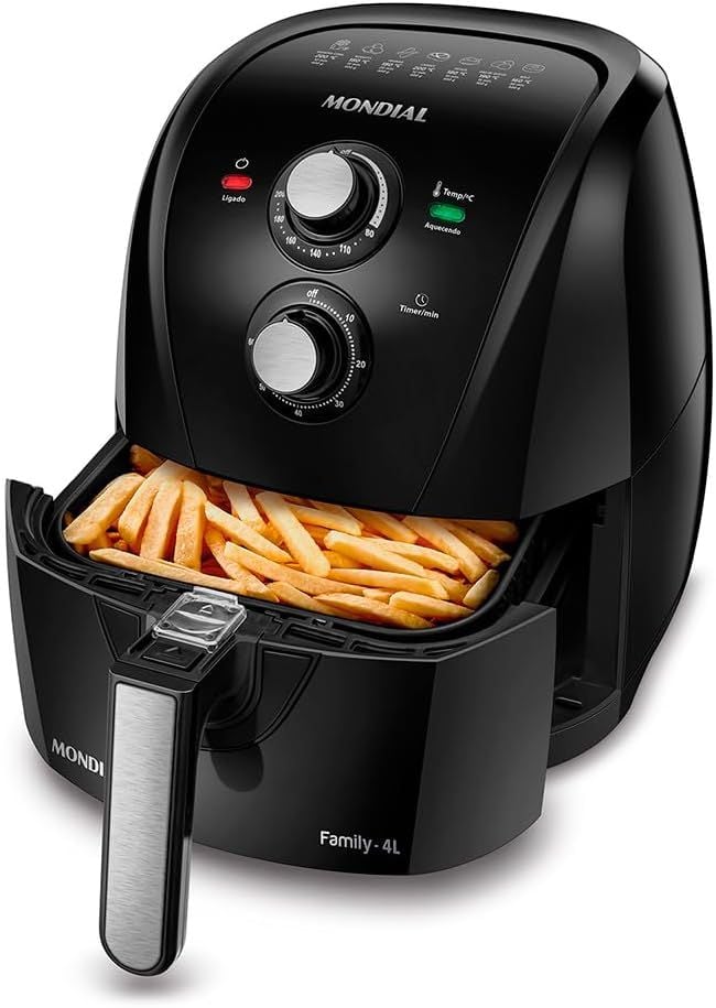 Mondial air fryer Family 4 litros AFN-40-FB preto 1500W