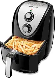 Fritadeira sem óleo Mondial Grand Family Inox de 5 litros com 1900W