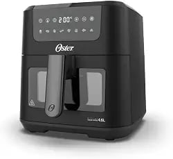 Fritadeira Digital Clear Oster 4,6 litros com visor transparente e painel touch