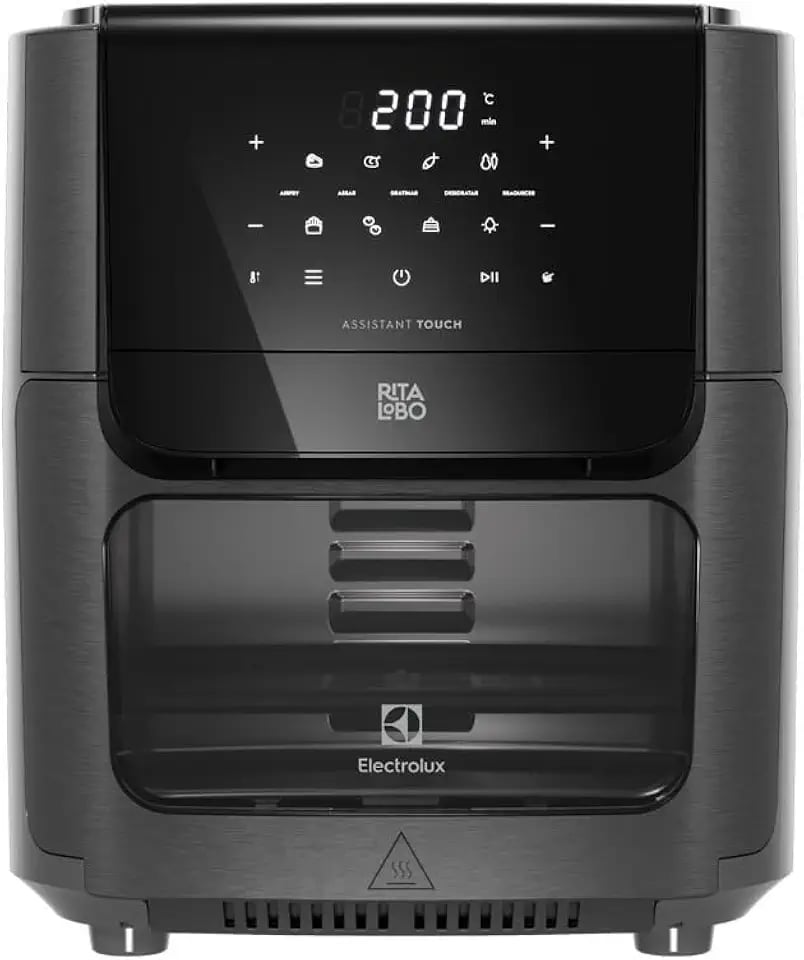 Air fryer forno Electrolux EAF85 de 12 litros grafite com painel digital