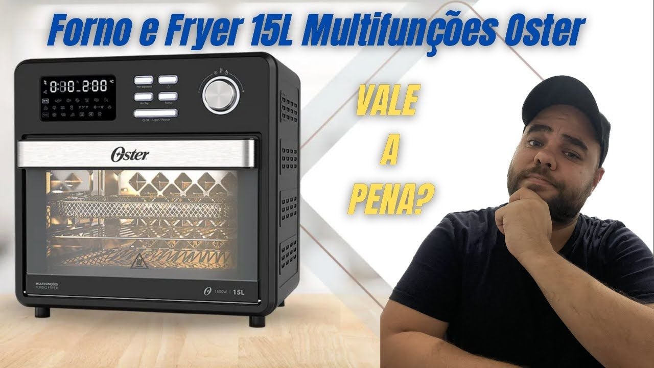Vídeo review da Oster Forno e Fryer Compact 15L