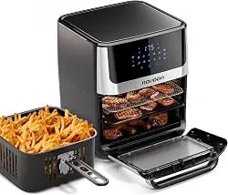 Fritadeira forno digital Novoon de 12 litros e 1800W