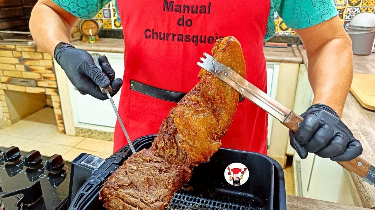 Vídeo sobre como fazer churrasco na airfryer