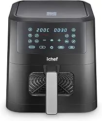 Airfryer iChef Smart Vision de 6 litros com visor na voltagem 220V