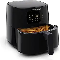 Airfryer Philips Walita Essential XL Digital preta de 6,2 litros 220V