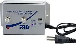 Amplificador de linha para TV digital AL-20 da Aquário com ganho de 20 dB
