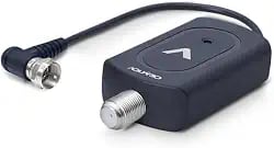 Booster amplificador interno de sinal de TV compacto