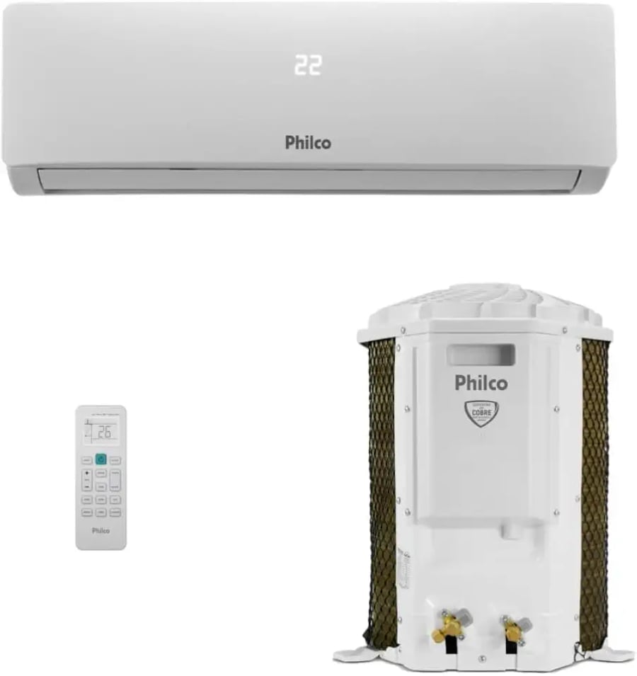 Ar-condicionado split HW Philco PAC12QI de 12.000 BTUs quente e frio