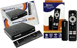 Receptor Smart TV Midiabox B7 para transformar TV comum em smart