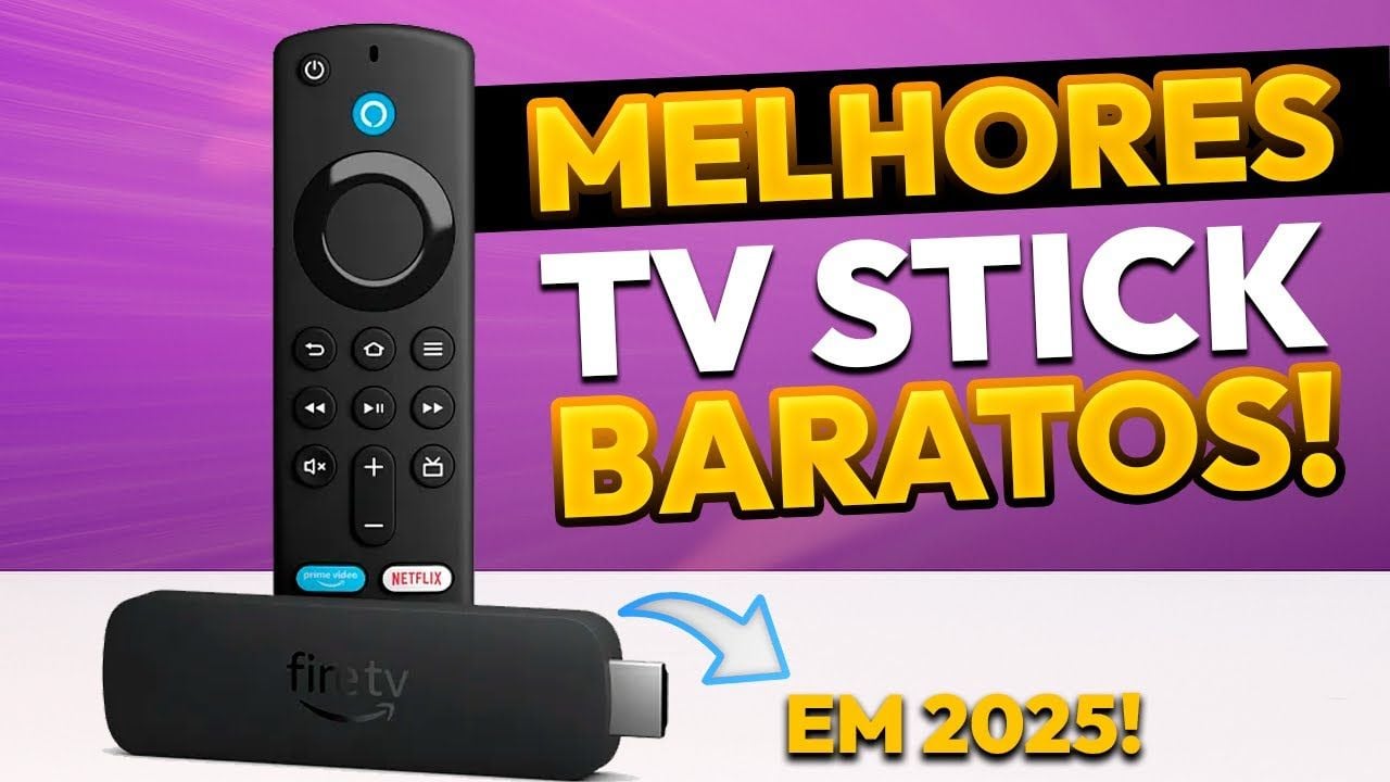 Vídeo comparando TV sticks para transformar a TV em smart