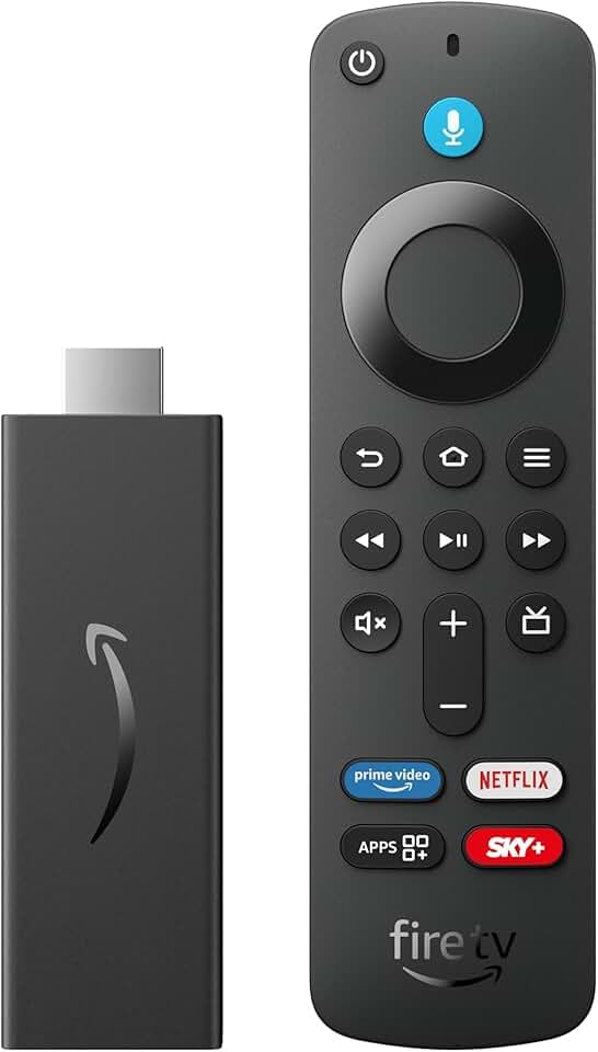 Fire TV Stick HD da Amazon com controle remoto por voz com Alexa