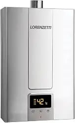 Aquecedor de água a gás Lorenzetti LZ 1600 DE-I GN Digital inox