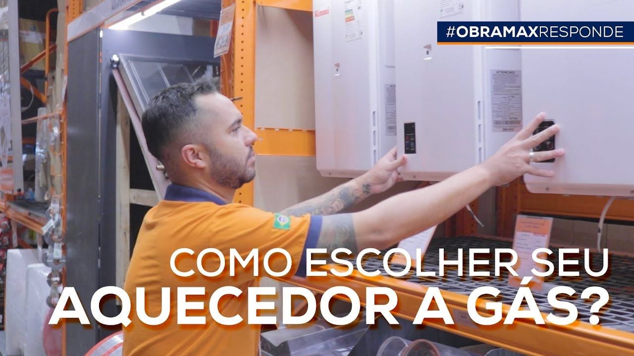 Vídeo com dicas para escolher aquecedor a gás