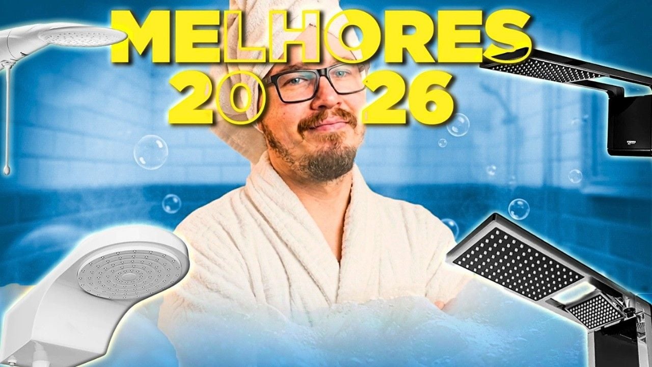 Vídeo sobre os melhores chuveiros elétricos de 2026