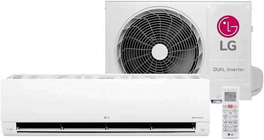Ar-condicionado split LG Dual Inverter Voice +AI de 12.000 BTUs 127V