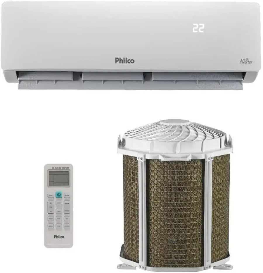 Ar-condicionado split Philco PAC12QC 12.000 BTUs quente e frio inverter
