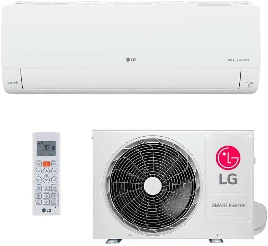 Ar-condicionado split hi wall LG Smart Inverter +IA 12.000 BTUs frio