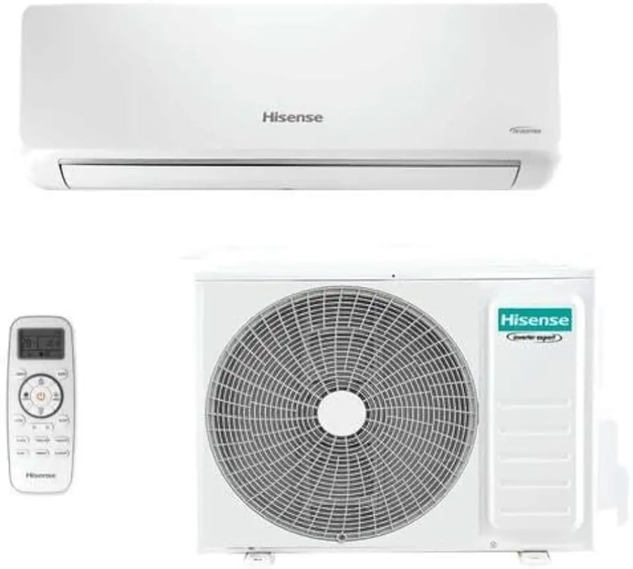 Ar condicionado split Hisense R-32 Hi-Wall 18000 BTUs quente e frio