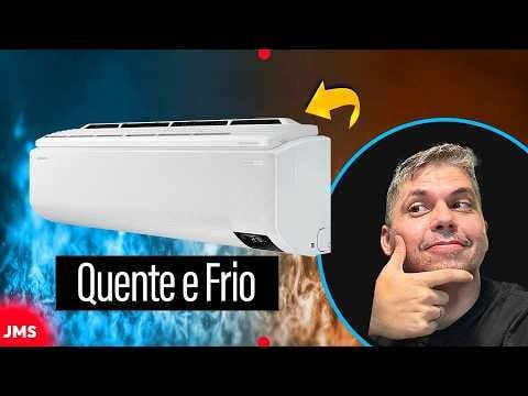 Vídeo explicando o funcionamento do ar-condicionado quente e frio