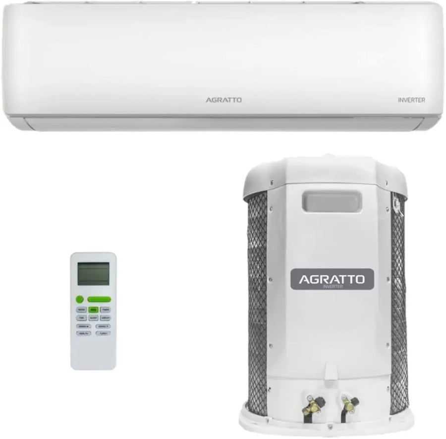 Ar condicionado split HW Agratto Liv Top inverter 30000 BTUs R-32 só frio